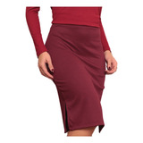 Saia Feminina Midi Plus