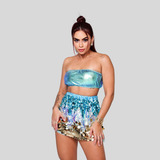 Saia Feminina Paete Lantejoula