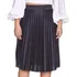 Saia Feminina Plissada Midi Social Moda Tradicional Casual