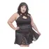 Saia Feminina Vandinha Addams Plus Size Steampunk Gótica Emo