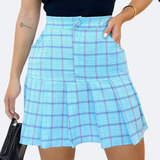 Saia Feminina Xadrez Com