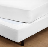 Saia Fit Box Casal Capa Colchão C Zíper Casal