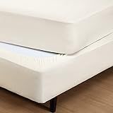 Saia Fit Box Casal Com Elástico 100 Algodão Perola
