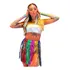 Saia Fita Metalizada Carnaval Festa Folião Bloquinho Elastic