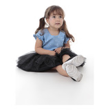 Saia Infantil Tutu Preta