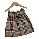 Saia Infantil Xadrez Mini