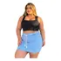 Saia Jean Plus Size, Saia Sal E Pimenta