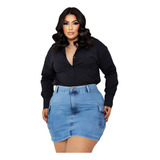 Saia Jeans Cargo Plus