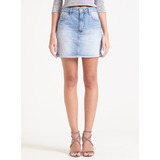 Saia Jeans Claro Indigo