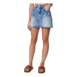 Saia Jeans Colcci Curta