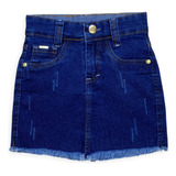 Saia Jeans Escuro Juvenil