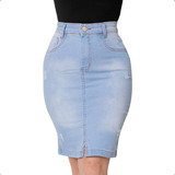 Saia Jeans Evangelica Feminina