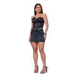 Saia Jeans Feminina
