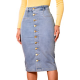 Saia Jeans Feminina Evangelica