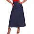 Saia Jeans Feminina Longa Midi Evangélica Solta Cintura Alta