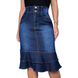 Saia Jeans Longa Evangelica