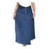 Saia Jeans Longa  Evangelica Plus Size Com Barra Desfiada