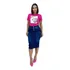 Saia Jeans Longa Longuete Lindo Moda Evangélica Com Lycra