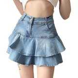 Saia Jeans Mini Cake