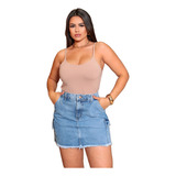 Saia Jeans Mini Cargo
