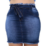 Saia Jeans Plus Size