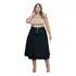 Saia Jeans Plus Size Evangélica Tamanhos Grandes 46 Ao 56 
