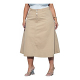 Saia Jeans Plus Size