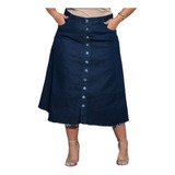Saia Jeans Plus Size