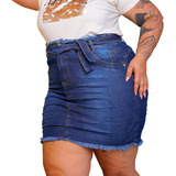 Saia Jeans Plus Size