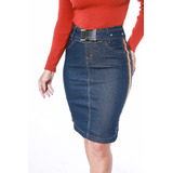 Saia Jeans Secretaria Galao