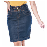 Saia Jeans Tecido Premium