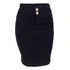 Saia Koinonia Evangélica Feminina Midi Jeans Variados M