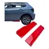 Saia Lateral Universal Spoiler Ajustável Vermelho Gol Palio