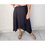 Saia Loga Feminino Estampada