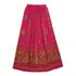 Saia Longa Bordada Estampada Indiana Boho Hippie Lantejoula