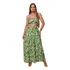 Saia Longa E Top Cropped Tomara Que Caia Estampa Conjunto