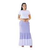 Saia Longa Evangélicas3 Marias Conjunto Cropped Moda Verão26