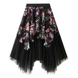 Saia Longa Feminina Estampada