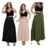 Saia Longa Feminina Kit 3 Peças Alfaiataria Social Com Bolso