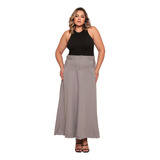 Saia Longa Feminina Plus Size Alfaiataria Evangélica