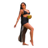 Saia Longa Fenda Lateral