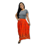 Saia Longa Indiana Crepe