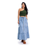 Saia Longa Jeans 3