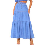 Saia Longa Jeans 3
