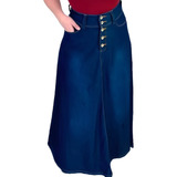 Saia Longa Jeans Feminina