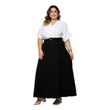 Saia Longa Plusize Feminina