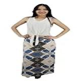 Saia Longa Reta Estampada
