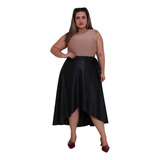 Saia Longa Transpassada Moda