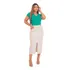 Saia Midi Cacharrel Store Feminina Para Adultos Em Linho