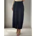 Saia Midi Casual Alfaiataria Evangélica Fenda Frontal Cores